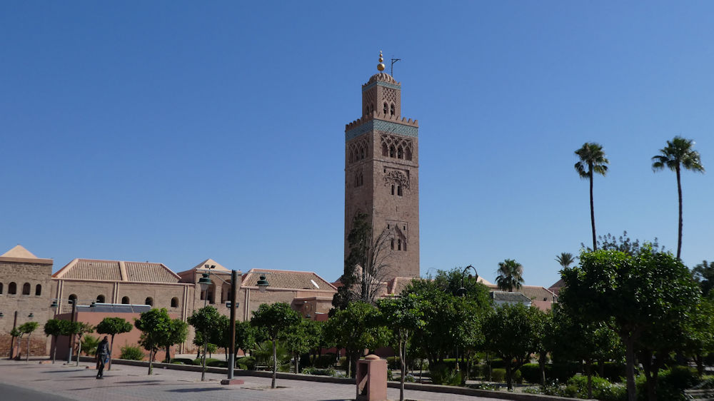 Koutoubia Mosque, Marrakesh, photo by Mike Goodyer